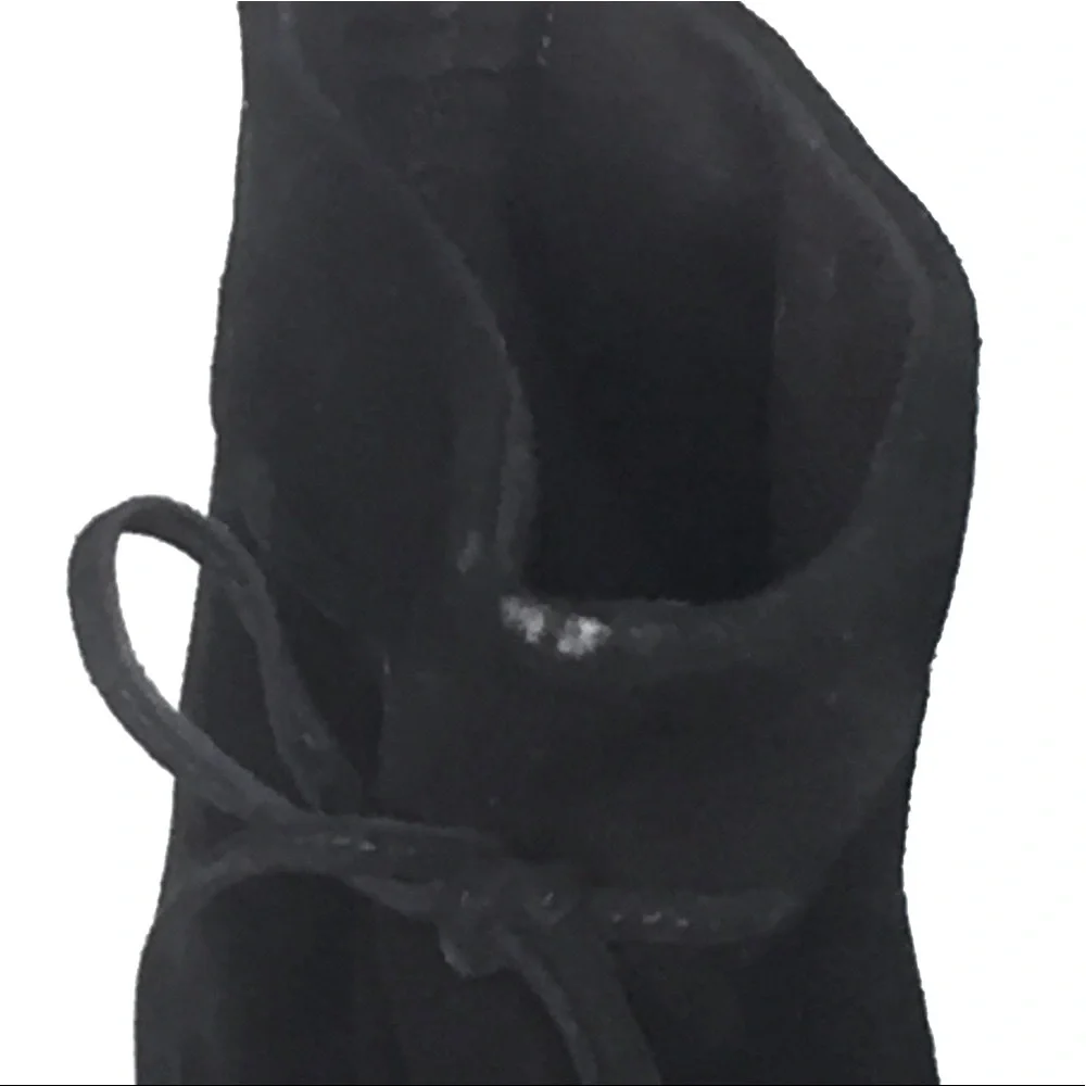 SPLENDID Over the Knee Boots Black Leather Suede Size 6M
